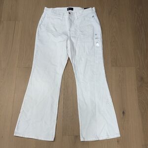 Gap 70's Flare white denim